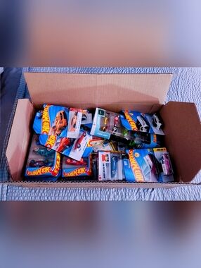 Hot Wheels Assorted Die-Cast Toy Cars - Blue and Orange